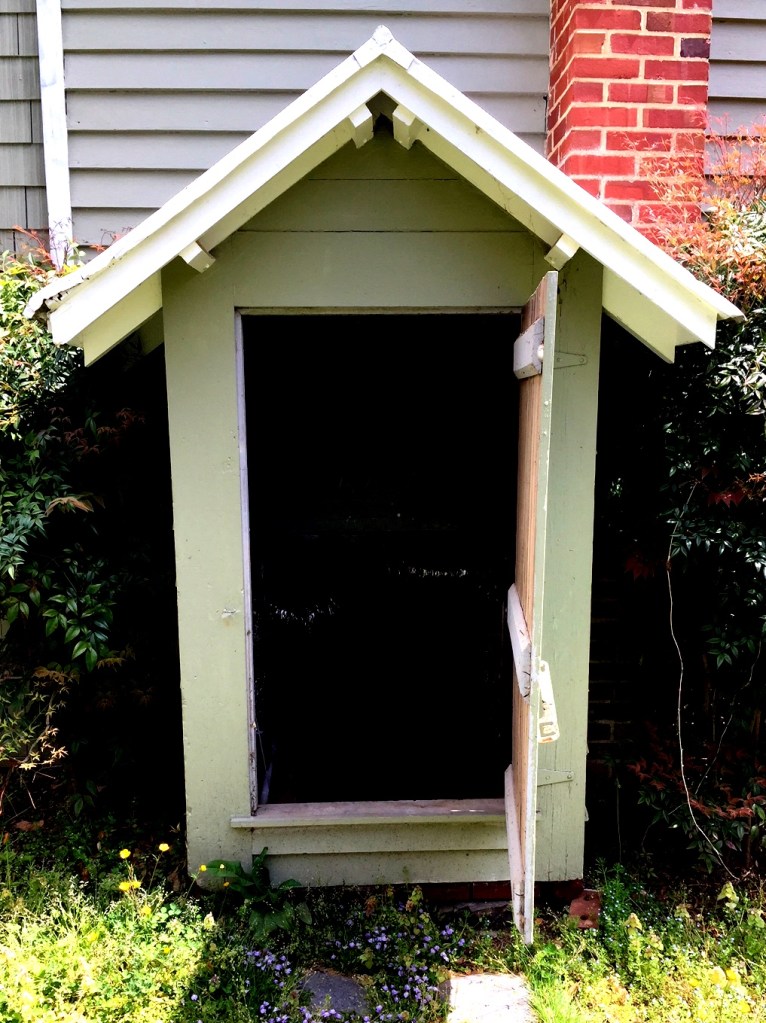 large door to crawlspace