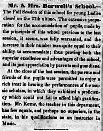 notice about music show at school