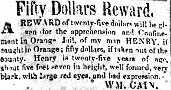 Runaway reward Henry